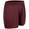Champro Vision Athletic Shorts, Girls' Large, Maroon view 1