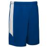 Dagger Basketball Shorts, Youth Large, Royal, White view 1