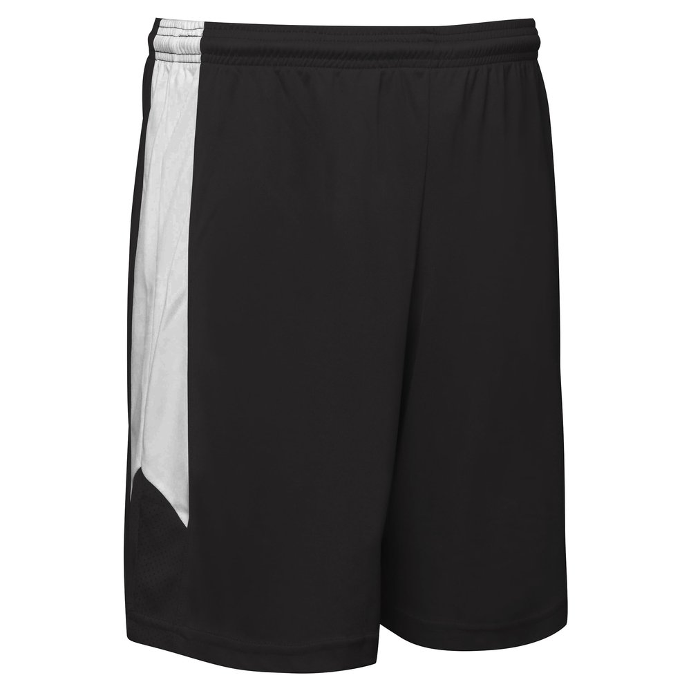Dagger Basketball Shorts, Youth Large, Black, White