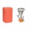 ANZAGA Portable Single Burner Backpacking Stove | Ultralight and Foldable Outdoor Cooking Gear | Compact Mini Propane Camping Gas Stoves view 3