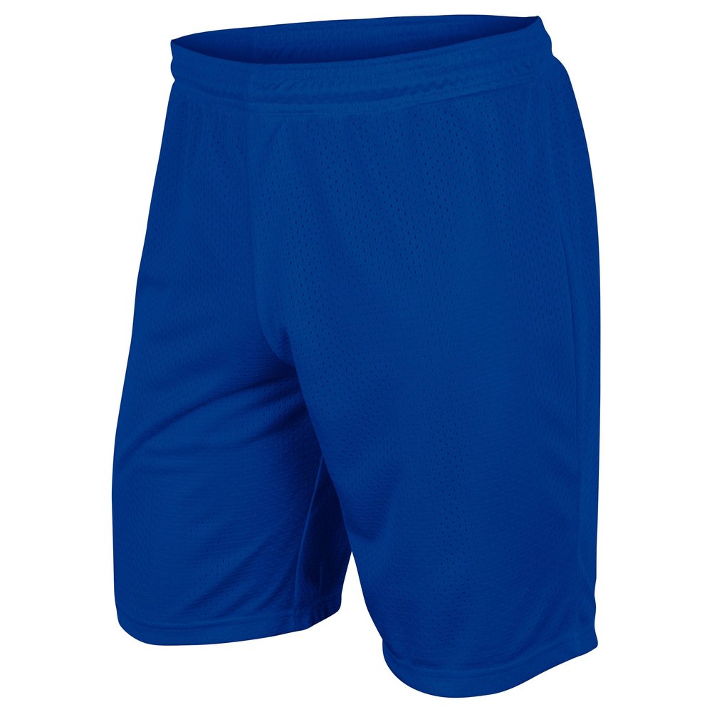 Champro Dynamic Tricot Mesh Shorts, 9" Inseam, Adult Medium, Royal