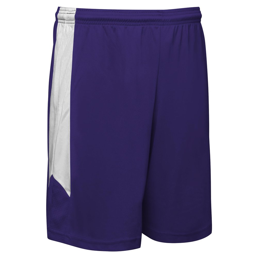 Dagger Basketball Shorts, Women's Medium, Purple, White