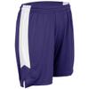 Dagger Basketball Shorts, Women's Medium, Purple, White view 2