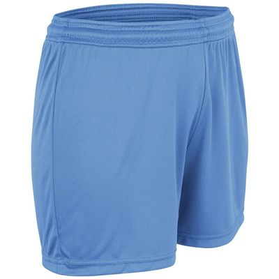 Champro Vision Athletic Shorts, Girls' Small, Light Blue