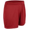 Champro Vision Athletic Shorts, Girls' Medium, Scarlet view 1