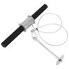 Miskall Forearm Trainer, Forearm Wrist Roller Trainer Muscle Training Fitness Equipment with Foam Handle Cover (Forearm Trainer) view 1
