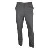 JEsilunmaMY Men's Casual Pencil Pants Mid Waist Slim Fit Slacks Skinny Dress Pants Solid Color Lounge Trousers with Pockets (Grey,Large) view 1
