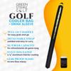 9 Can Golf Beer Sleeve with 3-Layer Insulation that Keeps Drinks Cold for 6-8 Hours No Mess Leak-Proof Zipper Golf Cooler Bag Popular Golfing Gifts & Must-Have Golfing Accessories for Men view 2