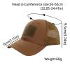 YOLAI Casual Women Men Casual Summer Camouflage Printed Hat Breathable Grid Baseball Caps Dome Adjustable Hat Visors (Grey, One Size) view 3