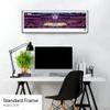 Creighton Bluejays Basketball - 40.25x13.75-inch Standard Framed Print by Blakeway Panoramas view 3