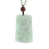 3.1" China Nature Certified Grade A Jadeite Jade Wealth Dragon Necklace Pendant 2154 view 4