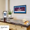 Creighton Bluejays Basketball - 44x18-inch Double Mat, Deluxe Framed Picture by Blakeway Panoramas view 2