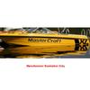 2006 MasterCraft X1 Boat Decal 2323605 | Yellow Stickers (Set of 2) view 2