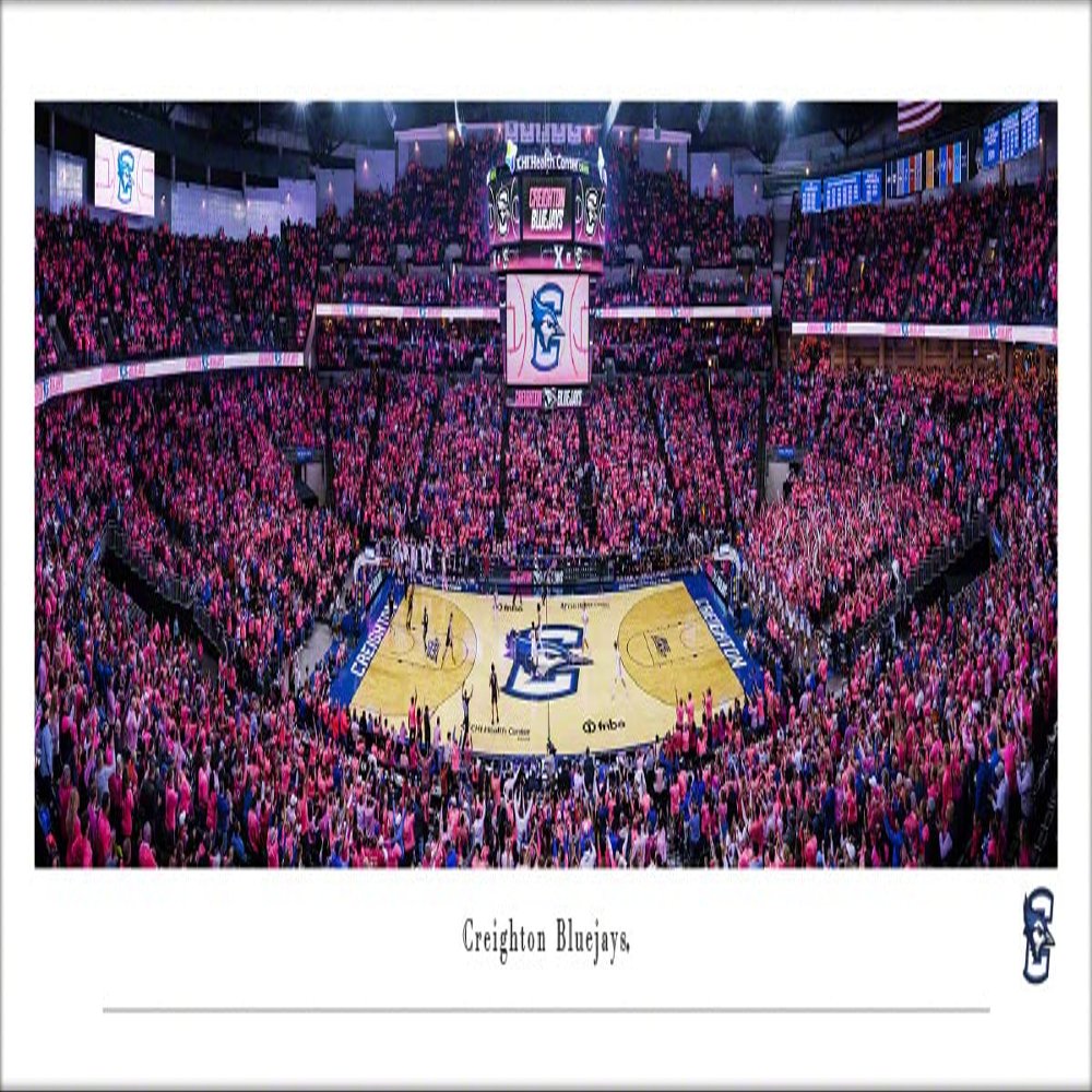 Creighton Bluejays Basketball - Unframed 40 x 13.5 Poster by Blakeway Panoramas