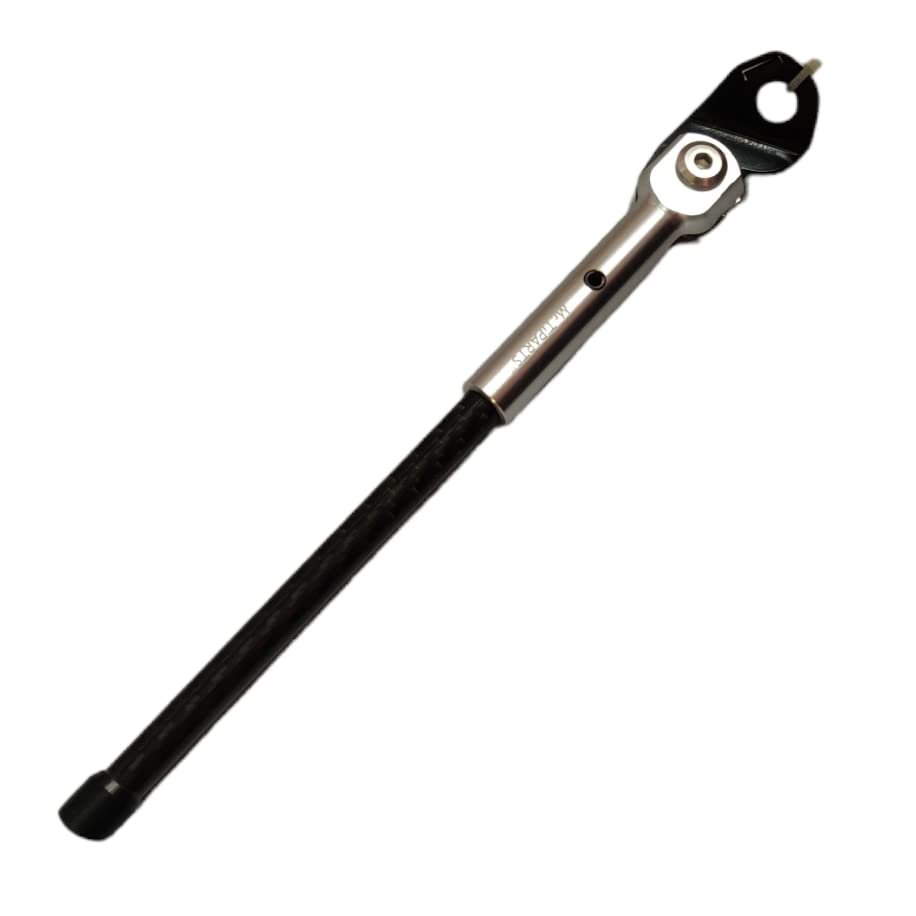 London Craftwork Lightweight Carbon Kickstand for P and T line Brompton Silver