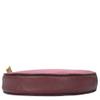Anuschka Women's Original Hand Painted Genuine Vegetable Tanned Leather Round Coin Purse - Croco Embossed Berry view 4