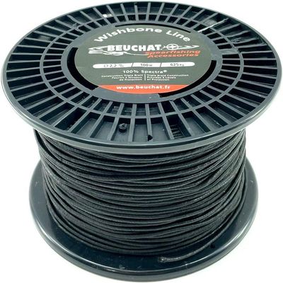 SPEARFISHING WORLD 2.2 mm Triple Jacket Spectra Line for Speargun Band Wishbone or Shooting Line - Super High Abrasion Resistant - 1540# (700 kg) Strength (Black, 20 Ft)