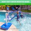 GoSports Splash Net Elite Pool Volleyball Game with Water Weighted Bases - Adjustable Net for Inground Pools view 3