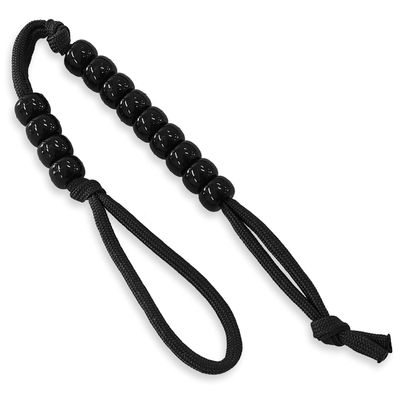 Coopers Bay Pace Count Beads/Army Ranger Beads/Distance Counter for Your Land Navigation Kit - Trail Counter Hiking Beads for Compass Land Navigation as Part of an Orienteering Kit (Black)