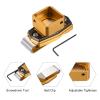 PATIKIL Billiard Magnetic Chalk Holder, Aluminum Alloy Pool Billiard Cue Chalk Tip Case with Belt Clip for Snooker Sports Accessories, Gold Tone view 3