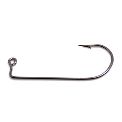 100#8 Eagle Claw 570BP Black Platinum Jig Hooks for Jig Molds