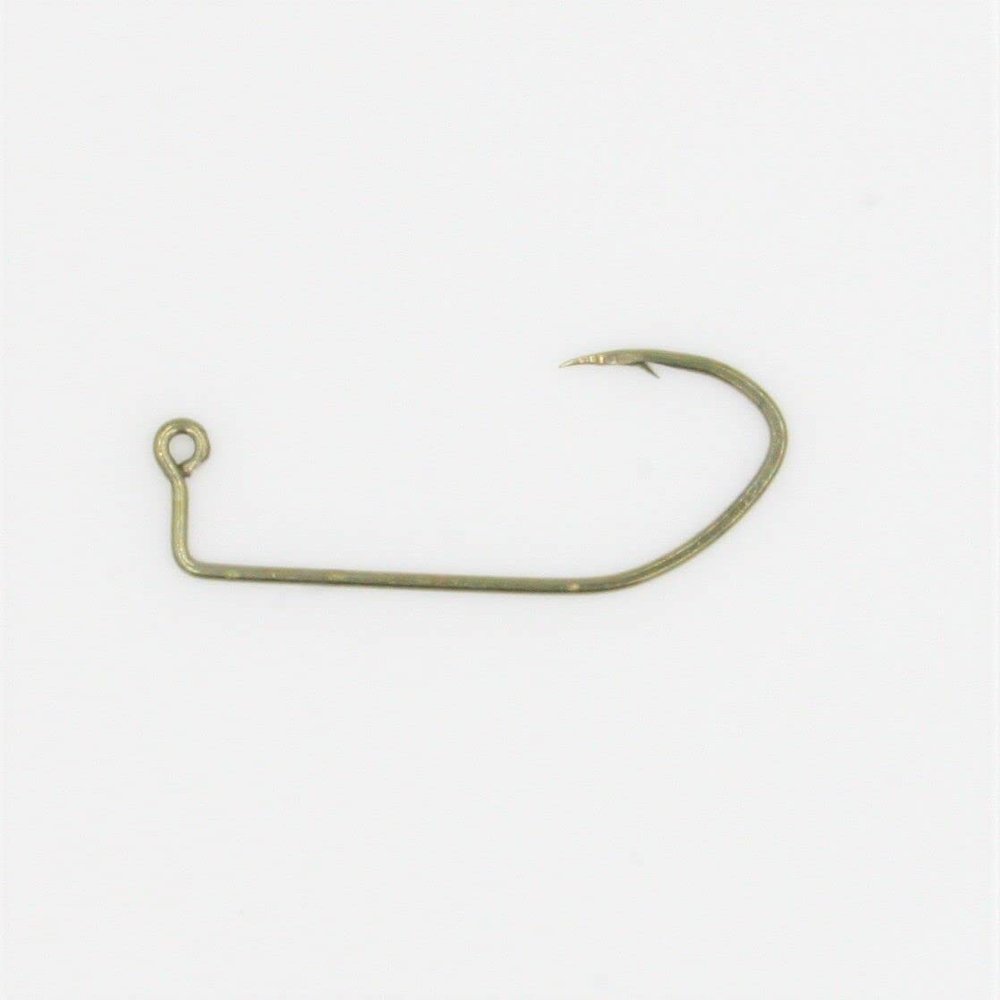 1000 - Eagle Claw 500 Bronze Pro V Lil Nasty Sickle Style Jig Hooks for Molds 2