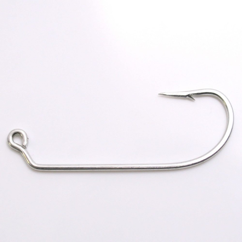 100 - Eagle Claw 413 Sea Guard O'Shaughnessy Heavy Wire Fishing Jig Hooks 6/0