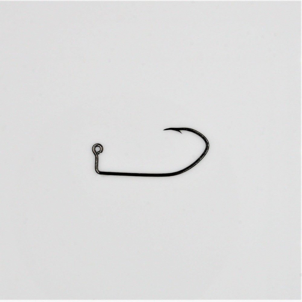 101 - Eagle Claw 500BP Black Pro V Lil Nasty Sickle Style Jig Hooks for Molds 6