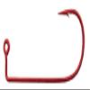 100-1/0 Eagle Claw 570R Red Jig Hooks for Jig Molds view 1
