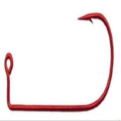 100 - #10 Eagle Claw 570R Red Jig Hooks for Jig Molds