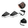 CIYODO Elastic Sports Ball Bag Mesh Drawstring Bag for Toys Sundries Large Mouth Polyester Black view 3