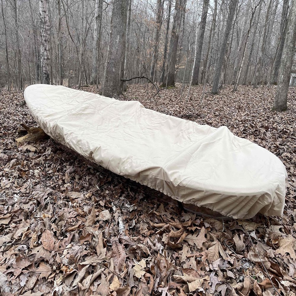Cypress Rowe Outfitters Nature Proof 14' 15' Canoe/Kayak Cover for Outdoor Storage, fits 14' to 15' to 15'6" Canoes and Kayaks