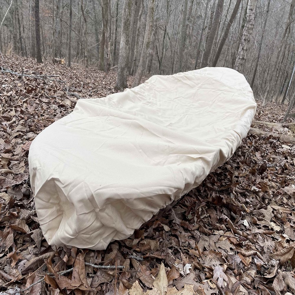 Cypress Rowe Outfitters Nature Proof 9' 10' Canoe/Kayak Cover for Outdoor Storage, fits 8' to 9' to 10' Canoes and Kayaks