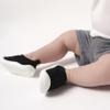 Gerber Baby Toddler Boy and Girl Stretchy Knit Slip-On Sneaker, Black, 8 view 2