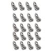 Medifier Fender Hook Marine Grade 316 Stainless Steel Spring Snap Hook Boat Ship Hardware Pack of 100 view 1