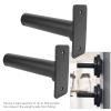 Wall Mounted Weight Plate Holder, 2pcs Load Up to 500lb Steel Barbell Holder Weight Plates, Stable Wall Weight Storage Rack for Gym Fitness Mounting Hardware Includ view 2
