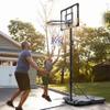 Yaheetech Portable Basketball Hoop System Basketball Goals Set Freestanding Basketball Stand 28'' PVC Backboard System 7ft-8ft Height with Wheels for Indoor/Outdoor Sports view 2