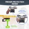 HUICOCY Gun Magnets with Safety Trigger Guard Protection, Concealed Gun Magnet Mount Rated Max up to 15 LBS for Most Guns, Magnetic Gun Mount for Vehicle, Car, Truck, Wall, Safe, Desk(1 Pack) view 3