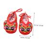 Kisangel 1 Pair Baby Tiger Head Shoes Baby Embroidered Shoes Animal Asian Sock Baby Hanfu Costume Accessories Chinese New Year boy Girl Shoes Child Silk Toddler view 3
