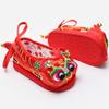 Kisangel 1 Pair Baby Tiger Head Shoes Baby Embroidered Shoes Animal Asian Sock Baby Hanfu Costume Accessories Chinese New Year boy Girl Shoes Child Silk Toddler view 4