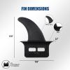 Highpi Paddle Board Fin for Embedded Smart Fin System Big Fin for Vertically Center-Folded Inflatable Stand Up Paddle Board view 2