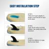 Highpi Paddle Board Fin for Embedded Smart Fin System Big Fin for Vertically Center-Folded Inflatable Stand Up Paddle Board view 3