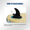 Highpi Paddle Board Fin for Embedded Smart Fin System Big Fin for Vertically Center-Folded Inflatable Stand Up Paddle Board view 4