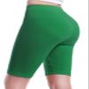 Design by Olivia Women's Basic Solid Active Yoga Biker Shorts Kelly Green S view 1
