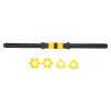 BESPORTBLE 1set Dumbbell Connecting Rods Bolts Grip Bar and Nuts for Dumbbell Weight Training Strengthening Muscles and Fitness Exercises view 1