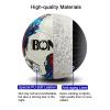 Reflective Football, Glowing Up Ball, Glow in the Dark By Light Reflect, Size 5 Standard Practice Training Football with Mesh Bag and Gas Needle, Durable, Indoor, Outdoor, Training, Playtime and Games view 2