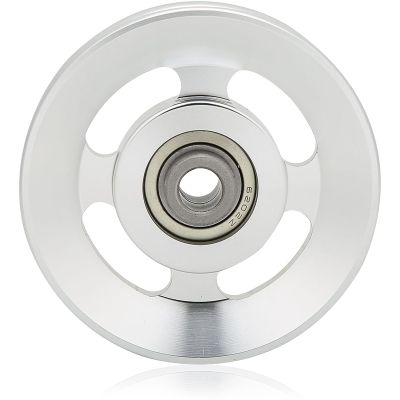 Cyrank Pulley Wheel, 90mm Gym Cable Pulley Wheel 360 Degree Rotation Bearing Cable Machine Accessories for Home Gym Equipment Parts