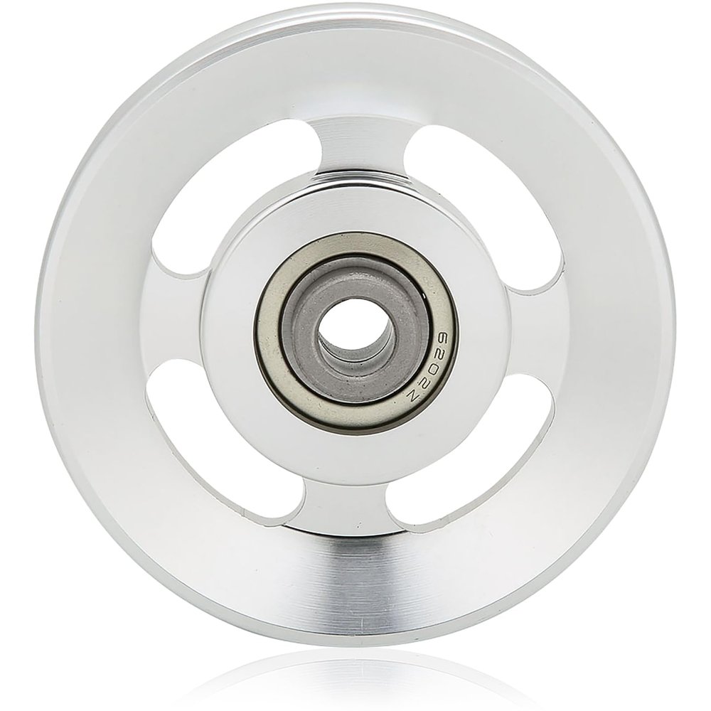Cyrank Pulley Wheel, 90mm Gym Cable Pulley Wheel 360 Degree Rotation Bearing Cable Machine Accessories for Home Gym Equipment Parts
