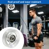 Cyrank Pulley Wheel, 90mm Gym Cable Pulley Wheel 360 Degree Rotation Bearing Cable Machine Accessories for Home Gym Equipment Parts view 3