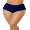 Swimsuits For All Women's Shirred High Waist Swim Brief - 8, Navy (Plus view 1